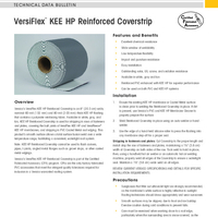 VersiFlex KEE HP Reinforced Coverstrip Technical Data Bulletin