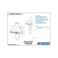 200S Plywood - Box Gutter - with Return with Flush Panel