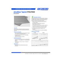 InsulBase Tapered Polyiso Product Data Sheet PDS