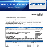 Carlisle Announces Flexible FAST EU Dual Tanks Marketing Announcement