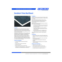 DensDeck Prime Roof Board Product Data Sheet