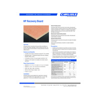 HP Recovery Board Product Data Sheet Product Data Sheet
