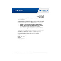 Carlisle SynTec Systems May 2022 Code Alert