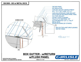 Carlisle CCW Protection Board-V, 4 Inch X 50 Ft. Folded Sheet