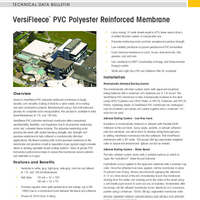 VersiFleece PVC Polyester Reinforced Membrane Technical Data Bulletin