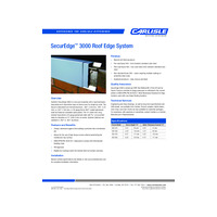 SecurEdge 3000 Roof Edge System Product Data Sheet PDS