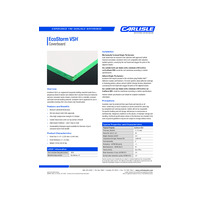 EcoStorm VSH Coverboard Product Data Sheet
