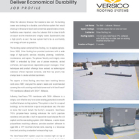Versico and Stiles Roofing Deliver Economical Durability