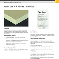 VersiCore NH Polyiso Insulation Technical Data Bulletin TDB