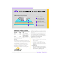VersiFleece PVCKEE HP Fully-Adhered with Flexible DASH Adhesive System Sheet