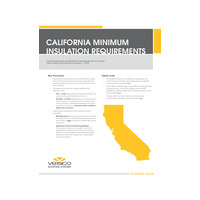 California Minimum Insulation Requirements Sell Sheet