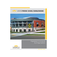 VersiTrim One 2002000 Series Engineered Commercial Roof Edge Systems Brochure