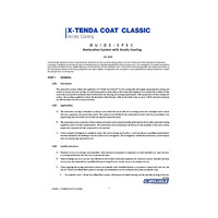 X-Tenda Coat Acrylic Coating Guide Spec