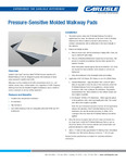 Sure-White EPDM Pressure-Sensitive Molded Walkway Pads Product Data ...