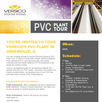 PVC Plant Tour Sample Agenda