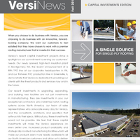 VersiNews Fall 2013 - Capital Investments Edition