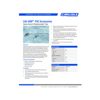 CAV-GRIP PVC Adhesive Accessories Product Data Sheet
