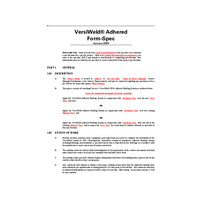 VersiWeld TPO Adhered Form Specification