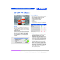 CAV-GRIP PVC Adhesive Product Data Sheet PDS