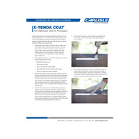 X-Tenda Coat Peel Adhesion Test Kit Procedure